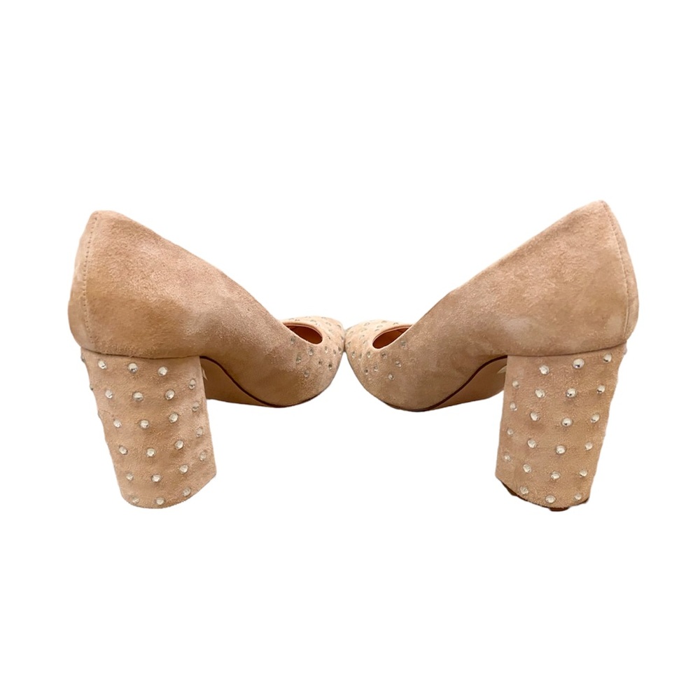 [J. Crew] Crystal Embellished Suede Heels - Picture 7 of 8